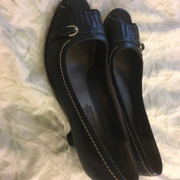 VGUC What’s What Aerosoles sz 9.5 open toe heel - Picture 3 of 6